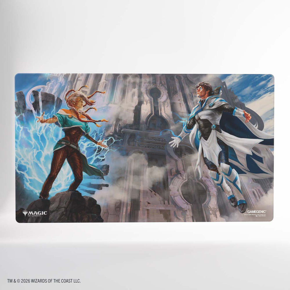 Gamegenic Reality Fracture Shiny Playmat - Tam Beleren, Conflicted/Jace, Building Reality