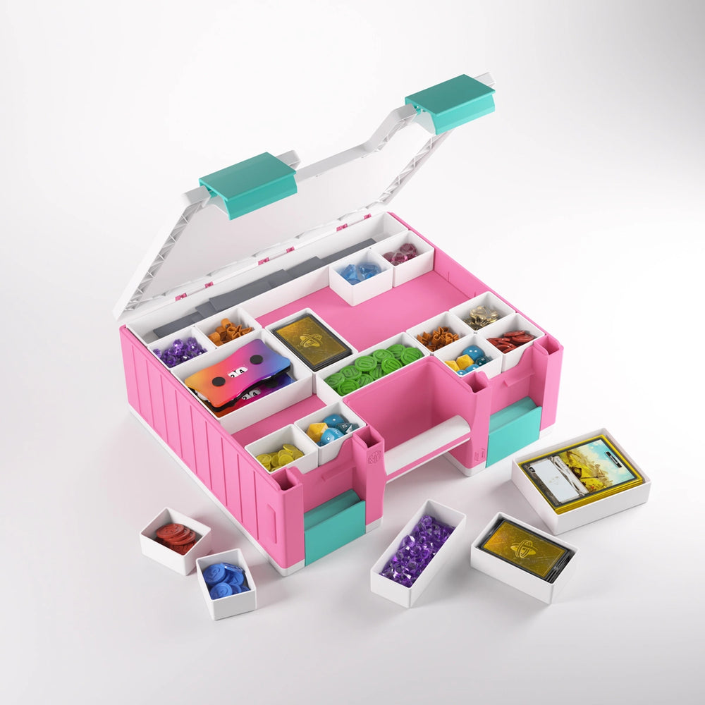 Gamegenic Game Castle - Pink/White/Teal