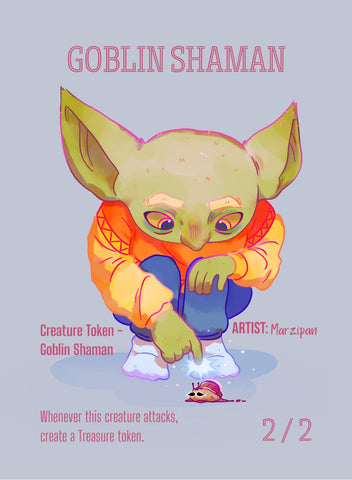 Goblin Shaman Token - By Marzipan