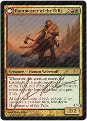 Huntmaster of the Fells // Ravager of the Fells [Dark Ascension] - Lightly Played, English, Signed
