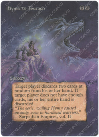 Hymn to Tourach [Fallen Empires] - Moderately Played, English, Altered #1
