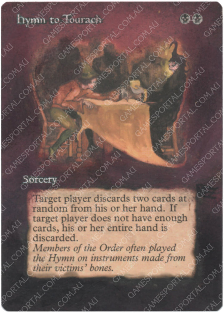 Hymn to Tourach [Fallen Empires] - Moderately Played, English, Altered #3