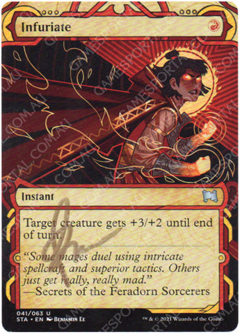 Infuriate [Strixhaven Mystical Archive] - Near Mint, Signed