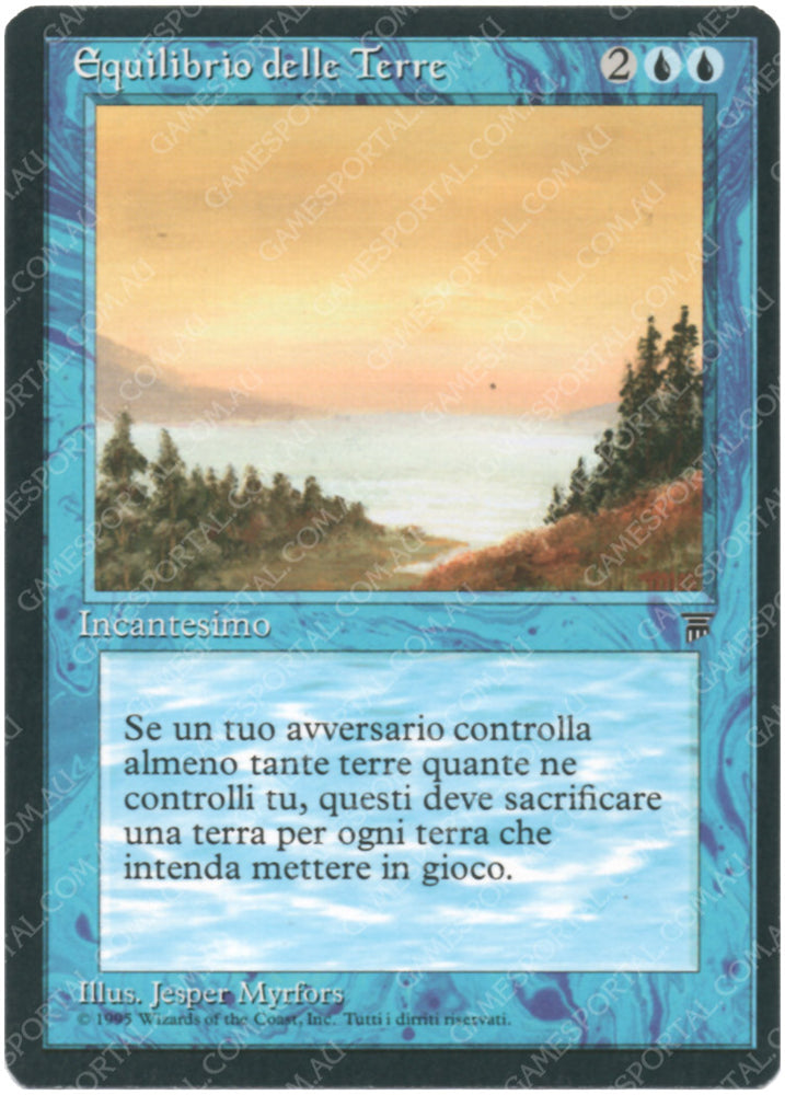 Land Equilibrium [Legends] - Near Mint, Italian