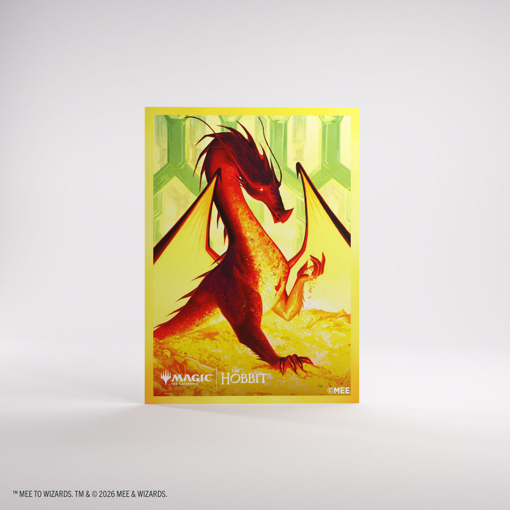 Gamegenic Magic The Gathering The Hobbit Premium Art Sleeves - Smaug the Golden (105 Sleeves)