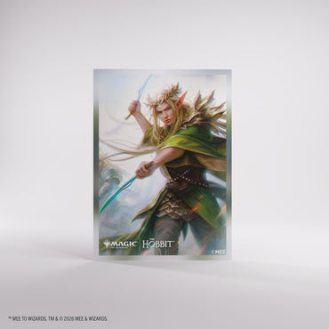 Gamegenic Magic The Gathering The Hobbit Premium Art Sleeves - Thranduil, Sindarin Liege (105 Sleeves)