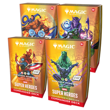 Marvel Super Heroes - Collector's Edition Commander Decks (Set of 4)