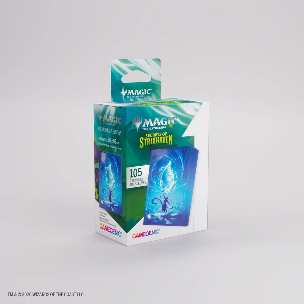 Gamegenic Premium Art Sleeves - Secrets of Strixhaven: Island (105 Sleeves Per Pack)