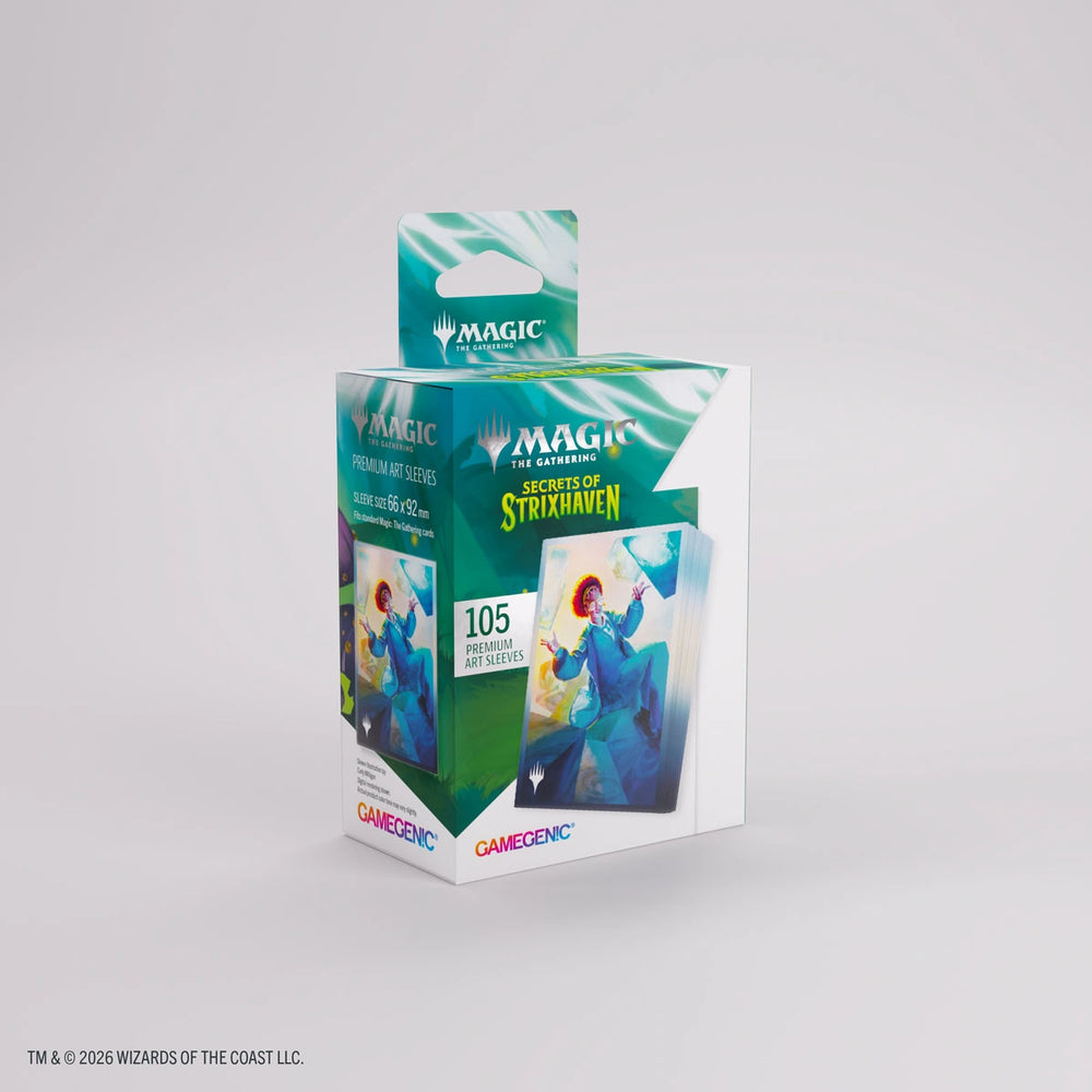 Gamegenic Premium Art Sleeves - Secrets of Strixhaven: Zimone (105 Sleeves Per Pack)