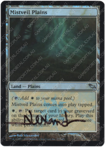 Mistveil Plains [Shadowmoor] - Near Mint Foil, English, Signed