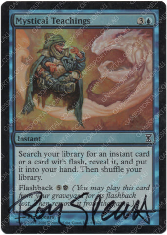 Mystical Teachings [Time Spiral] - Lightly Played Foil, English, Signed