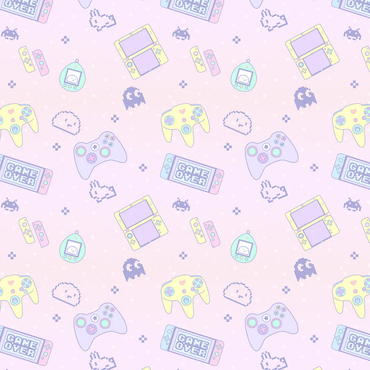 Quokka Playmats (Cute Gaming Pattern (Pink))