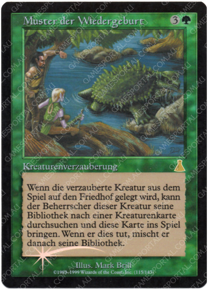 Pattern of Rebirth [Urza's Destiny] - Near Mint Foil, German