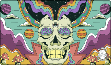 Quokka Playmats (Psychedelic Skull Mushrooms)