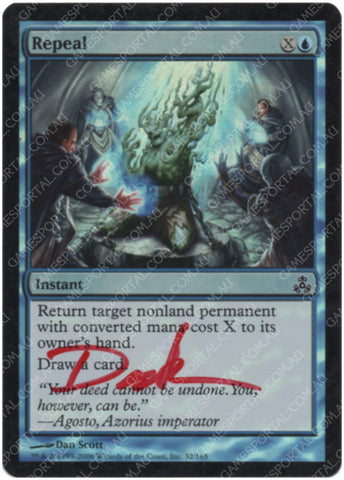 Repeal [Guildpact] - Near Mint Foil, English, Signed, #1