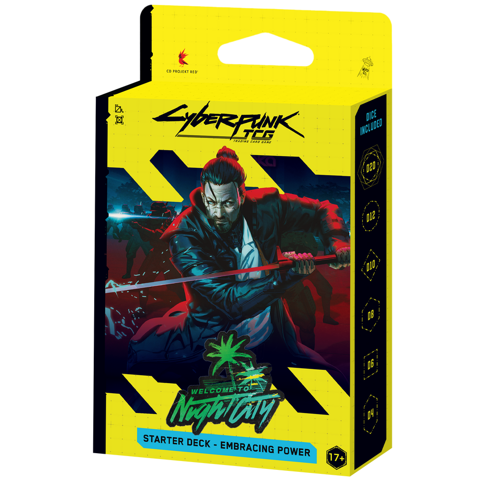Cyberpunk TCG - Welcome to Night City Starter Deck - Embracing Power (Retail Edition)