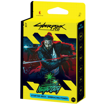 Cyberpunk TCG - Welcome to Night City Starter Deck - Embracing Power (Retail Edition)