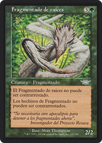 Root Sliver [Legions] - Moderately Played, Spanish