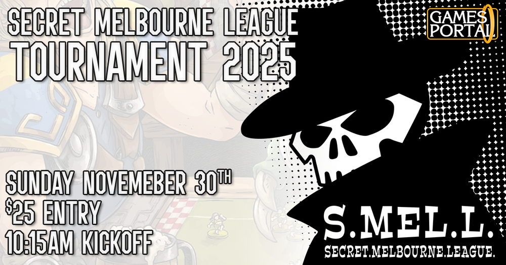 Blood Bowl: Secret Melbourne League Tournament 2025 - Event Ticket