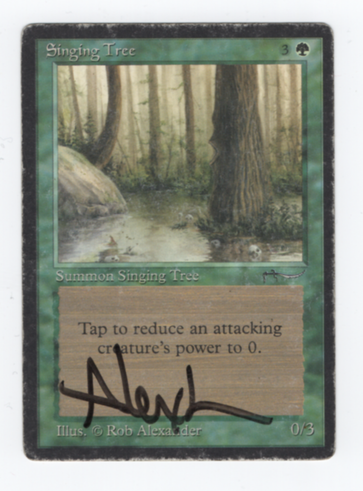 Singing Tree [Arabian Nights] - Heavily Played, Signed