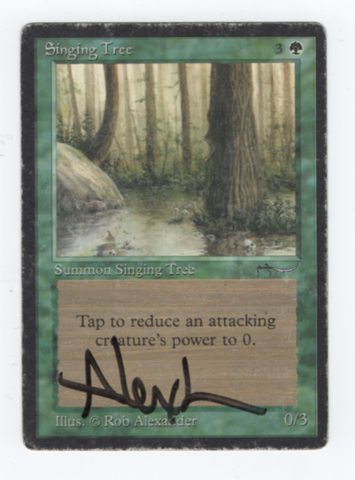 Singing Tree [Arabian Nights] - Heavily Played, Signed