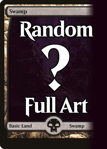 Random FULL ART Basic Land - Swamp