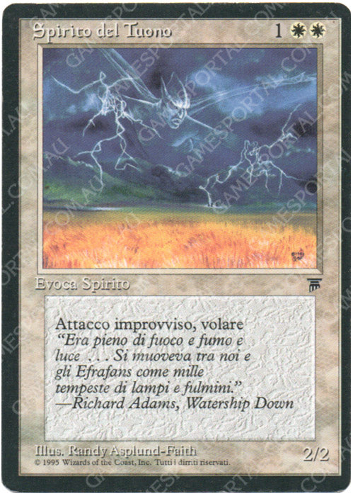 Thunder Spirit [Legends] - Moderately Played, Italian