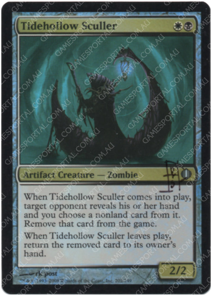 Tidehollow Sculler [Shards of Alara] - Near Mint Foil, English, Signed