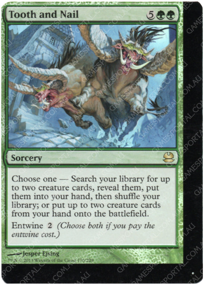 Tooth and Nail [Modern Masters] - Near Mint Foil, NFC