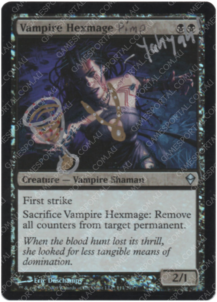 Vampire Hexmage [Zendikar] - Lightly Played Foil, English, Eric Deschamps Alter #1