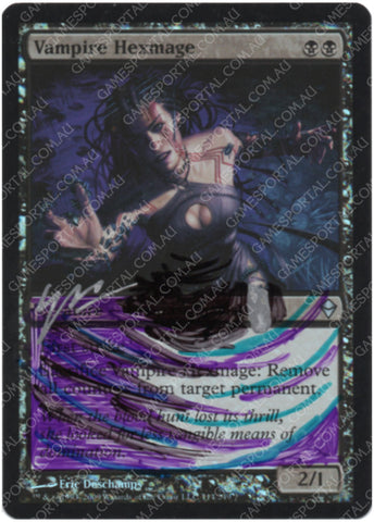 Vampire Hexmage [Zendikar] - Moderately Played Foil, English, Signed, Eric Deschamps Alter #4