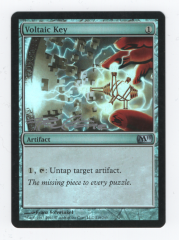 Voltaic Key [Magic 2011] - Lightly Played Foil, English, Signed, #2
