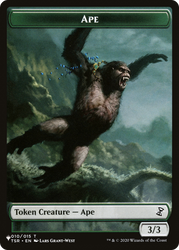 Faerie Rogue // Ape Double-Sided Token [The List]