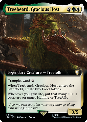 Treebeard, Gracious Host (Extended Art) [The Lord of the Rings: Tales of Middle-Earth Commander]