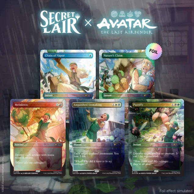 Secret Lair x Avatar: The Last Airbender - My Cabbages! Foil Edition