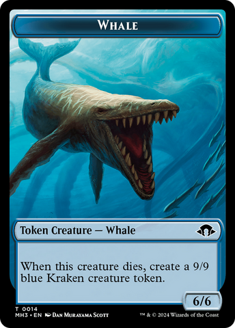 Eldrazi Spawn // Whale Double-Sided Token [Modern Horizons 3 Tokens]