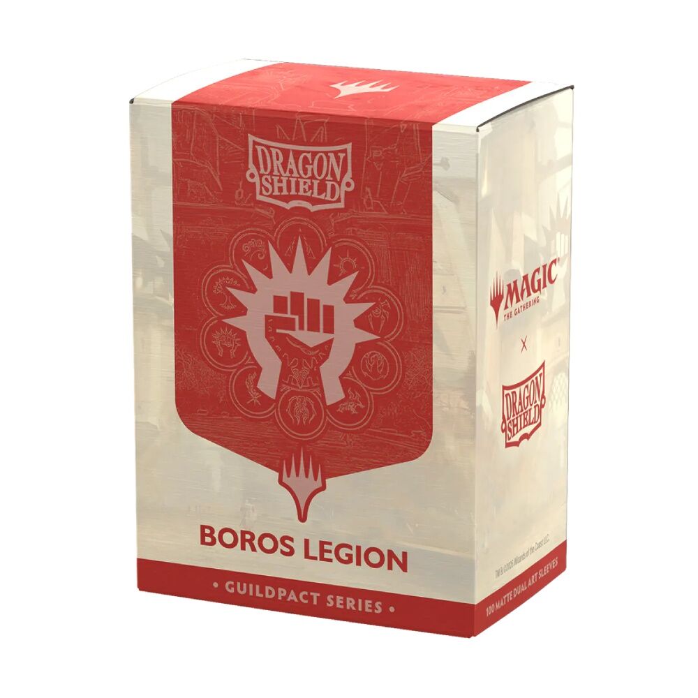 Dragon Shield - Matte Dual Art Guildpact Series - Boros Legion