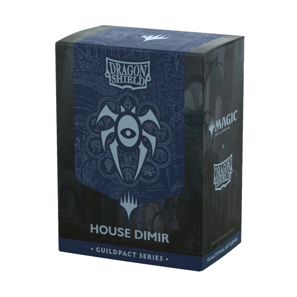 Dragon Shield - Matte Dual Art Guildpact Series - House Dimir