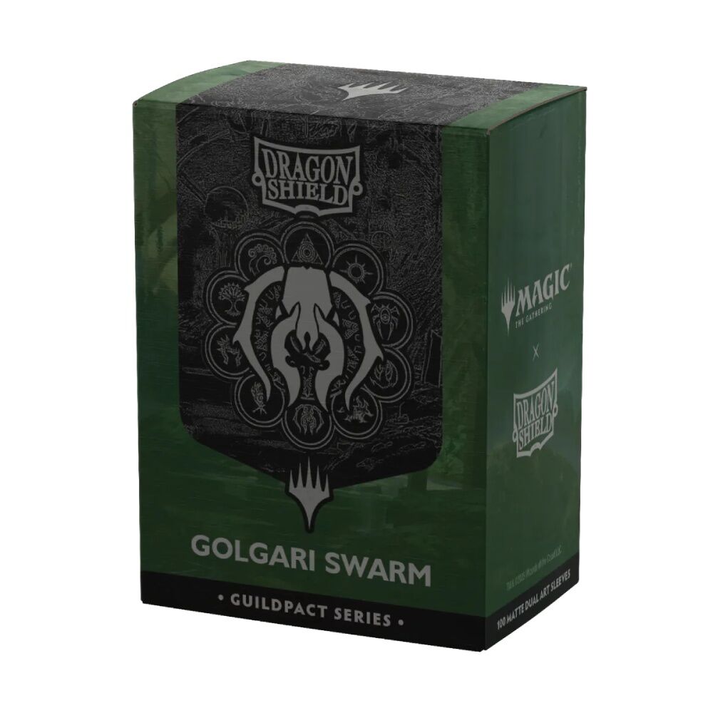 Dragon Shield - Matte Dual Art Guildpact Series - Golgari Swarm