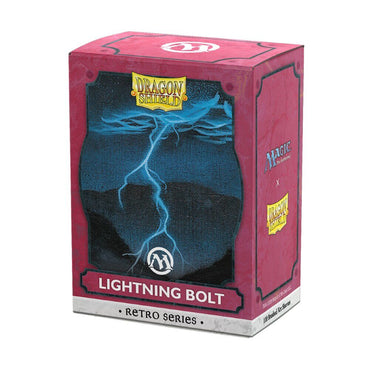Dragon Shield - Brushed Art MtG Retro Series - Lightning Bolt