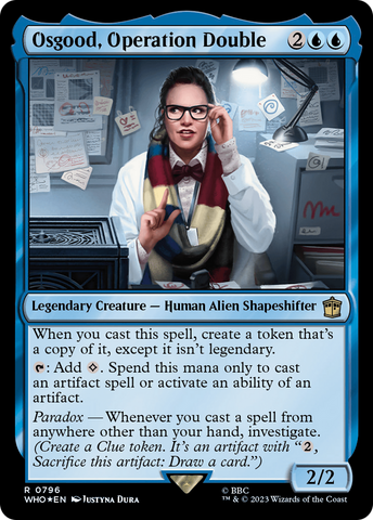 Osgood, Operation Double (Surge Foil) [Doctor Who]