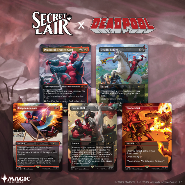 Secret Lair x Marvel's Deadpool - Non-Foil Edition