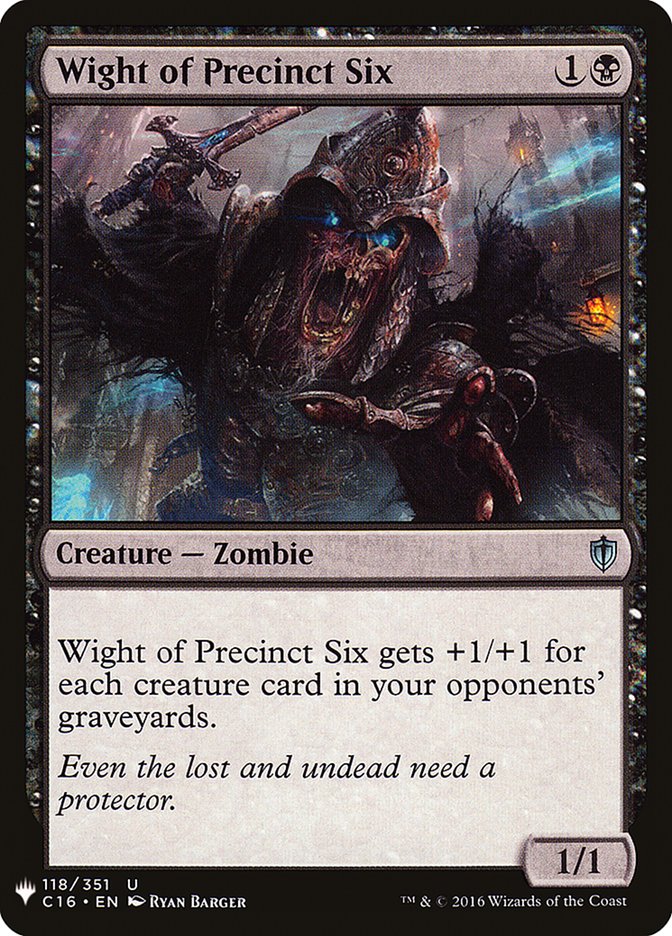 Wight of Precinct Six [Mystery Booster]