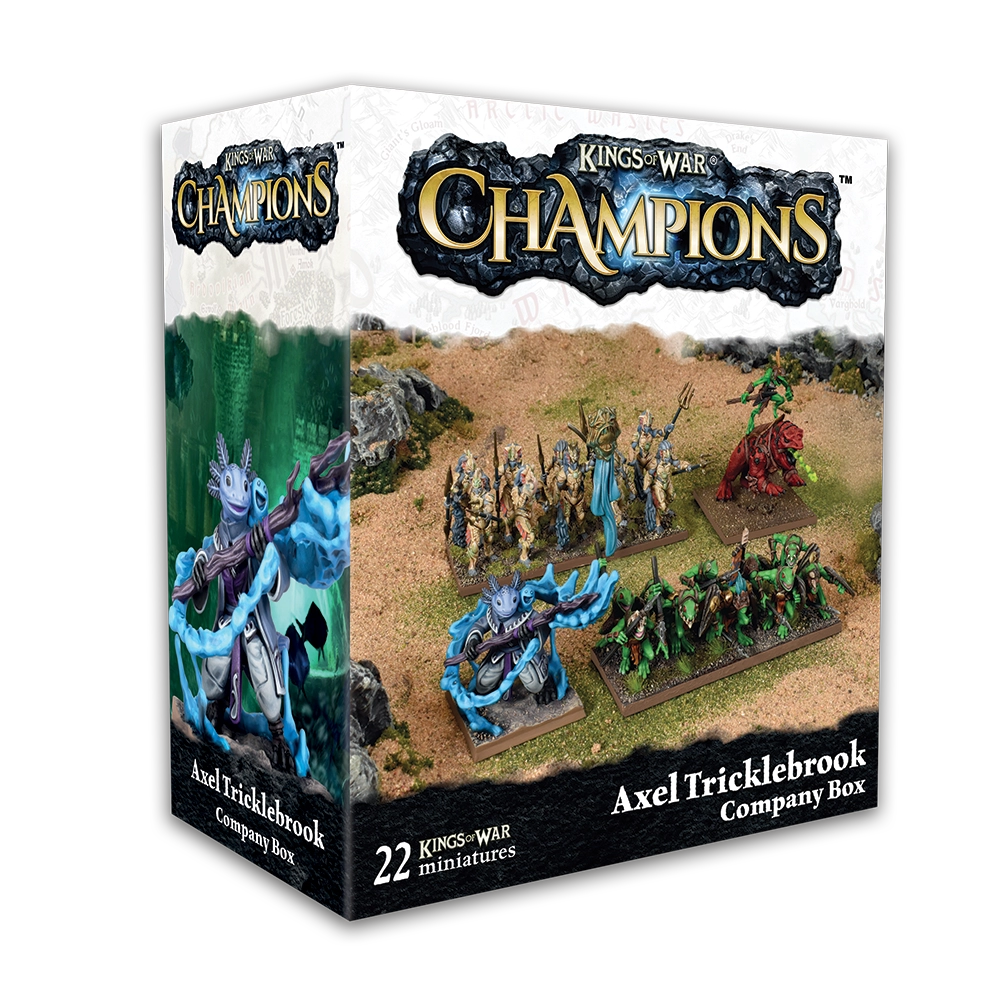 Kings of War Champions - Axel Tricklebrook Company Box
