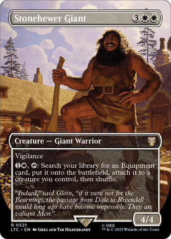 Stonehewer Giant (Borderless) [The Lord of the Rings: Tales of Middle-Earth Commander]