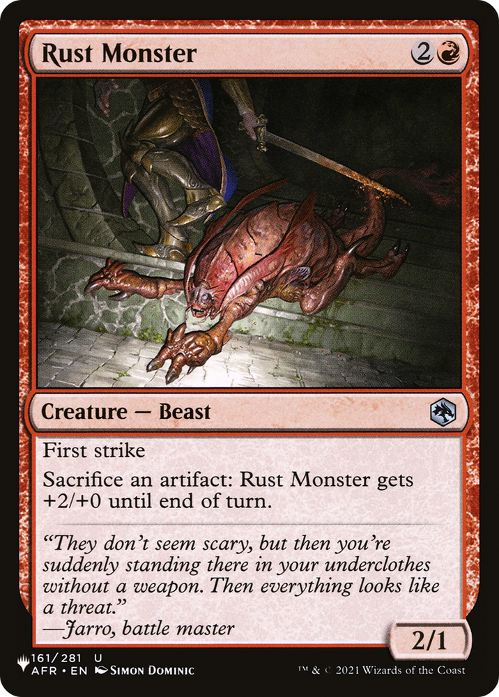 Rust Monster [The List]