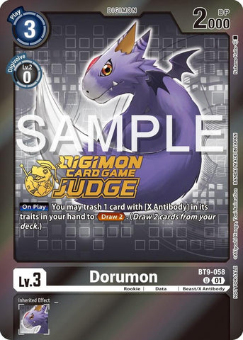Dorumon [BT9-058] (Judge Pack 5) [X Record Promos]