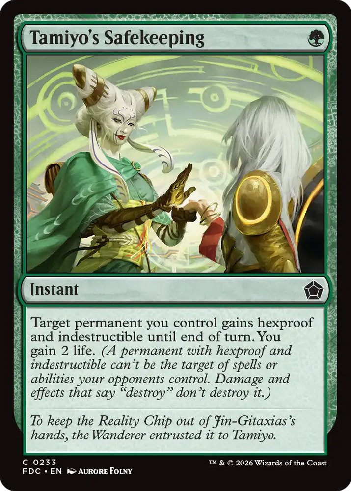 Tamiyo's Safekeeping [Foundations Commander]