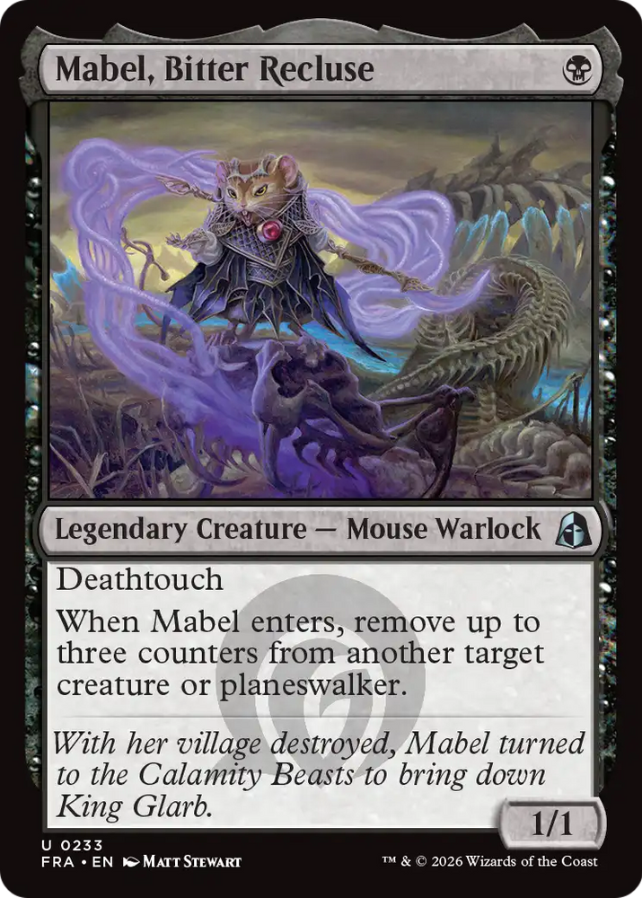Mabel, Bitter Recluse [Reality Fracture]