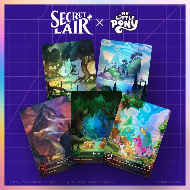 Secret Lair x My Little Pony: The Lands of Equestria - Foil Edition